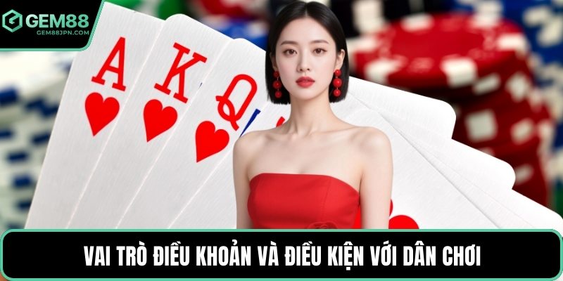 Vai trò điều khoản và điều kiện với dân chơi
