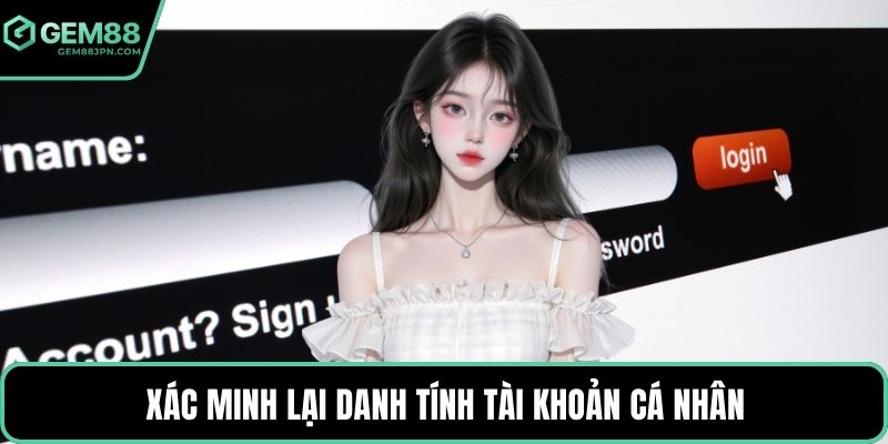 Xác minh lại danh tính tài khoản cá nhân